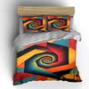 Spiral with geometric patterns. Bedding sets Duvet cover sets Duvet covers Pillowcases(1 * Duvet Cover 2 * Pillowcases without duvet insert)