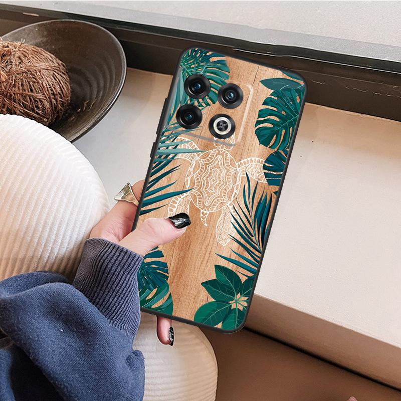 Mandala Holz Blume Hülle Für OnePlus 15 R 13 R 12R 10R 8T 10T 13T 12 11 10 Pro Nord 5 CE 4 3 2 Lite N20 N30 Abdeckung