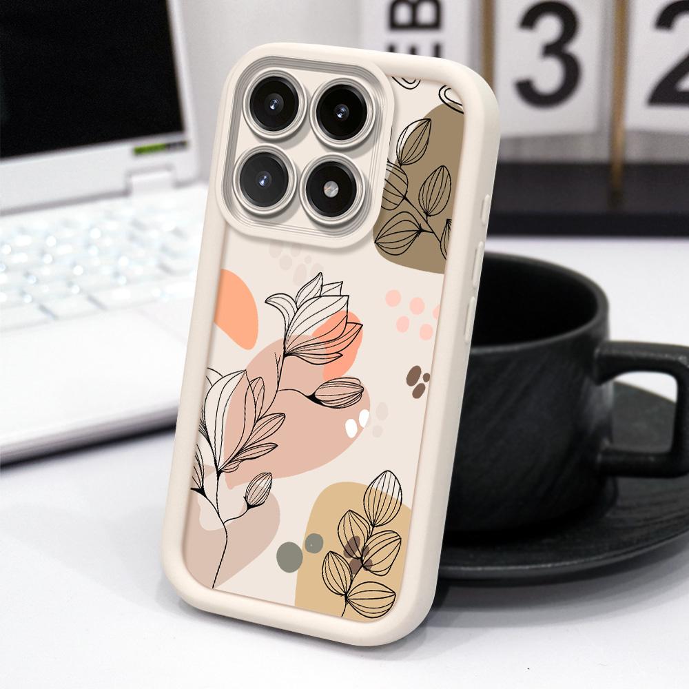 Charming Flowers Phone Case For Xiaomi 15T 14T 13T Pro 17 15 14 13 12 Lite Ultra Pro Max 5G Staircase Soft Cover