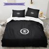 Chelsea FC Pattern Bedding Quilt Set  Home Decoration  Gift (1 * duvet cover + 2 * pillowcase  without core)
