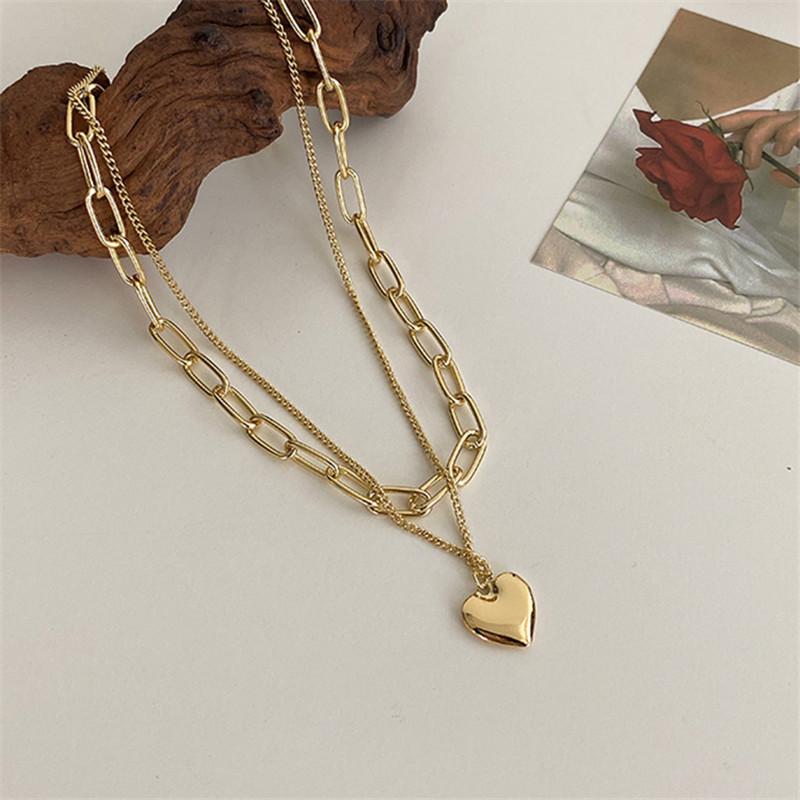 Fashion Asymmetric Lock Necklace For Women Twist Gold  Color Chunky Thick Lock Choker Chain Necklaces Party Jewelry
