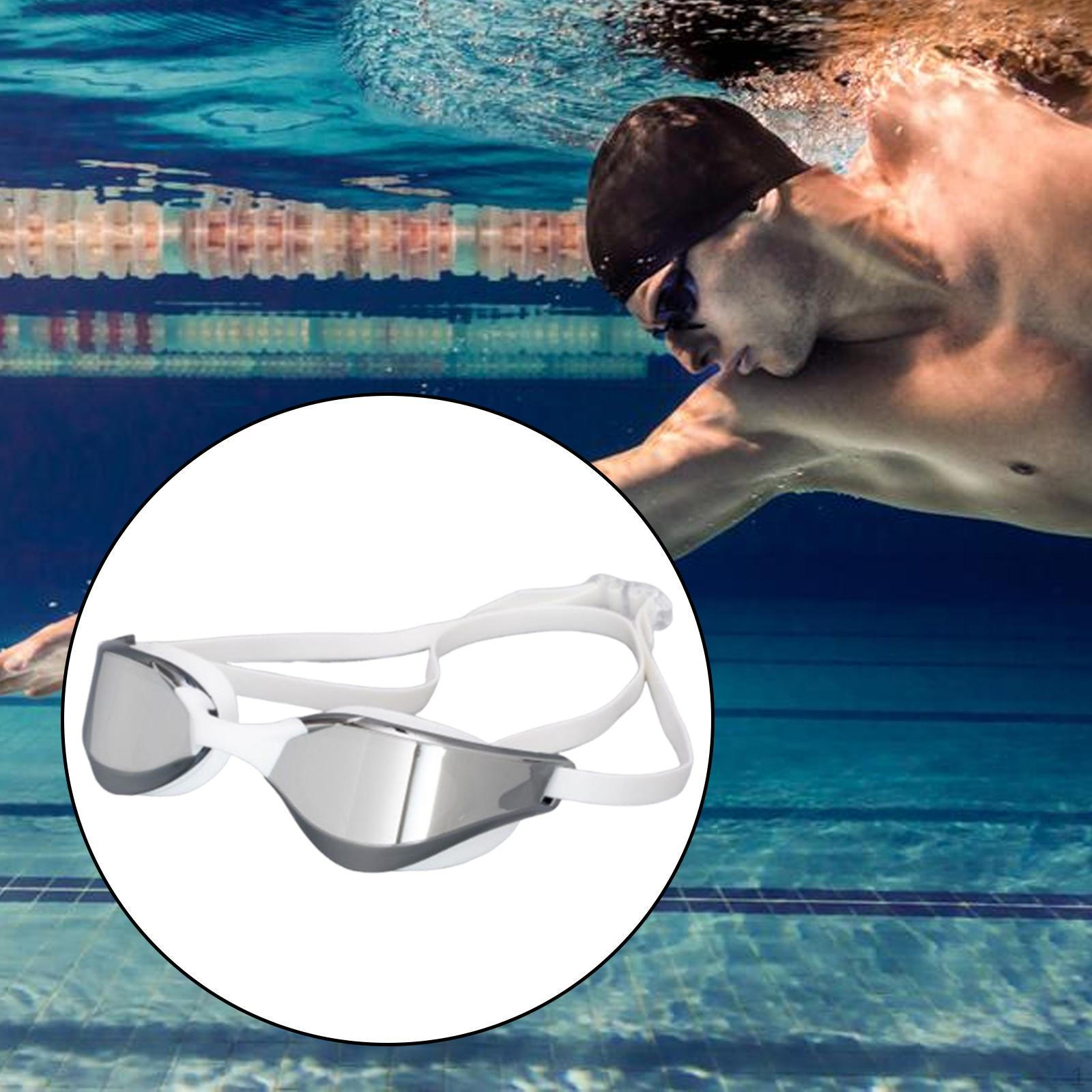 

Goggles Swim Pool Anti Fog No Leakage Clear Vision for Men Women Adults Teenagers Violet Pink