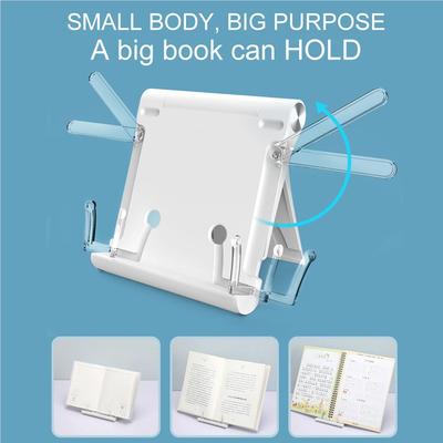 Soporte para Libros Soporte de Lectura Estante para Documentos Estructura Estable Ahorro de Espacio