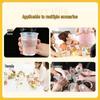 ZISIZ Thickened Transparent Disposable Plastic Cups
