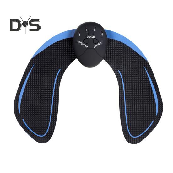 

Интеллектуальный тренажер для бедер и ягодиц с регулируемыми режимами, работающий от батареи, портативный интеллектуальный тренажер для ягодиц, оборудование для тренировок синий