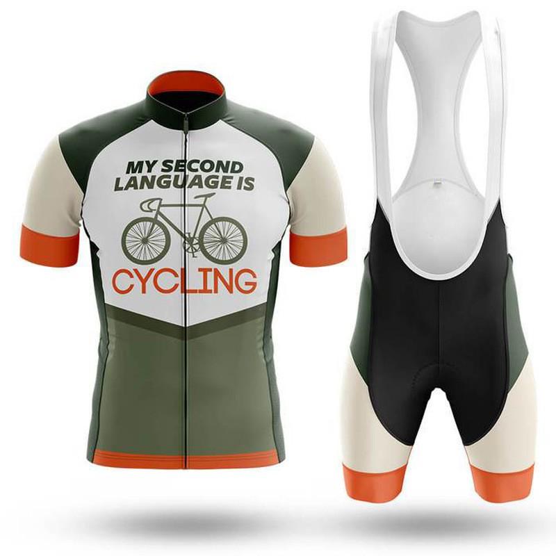 Mens Cycling Jersey Shorts Set Breathable Short Sleeve Road Bike Mountain Apparel XXS