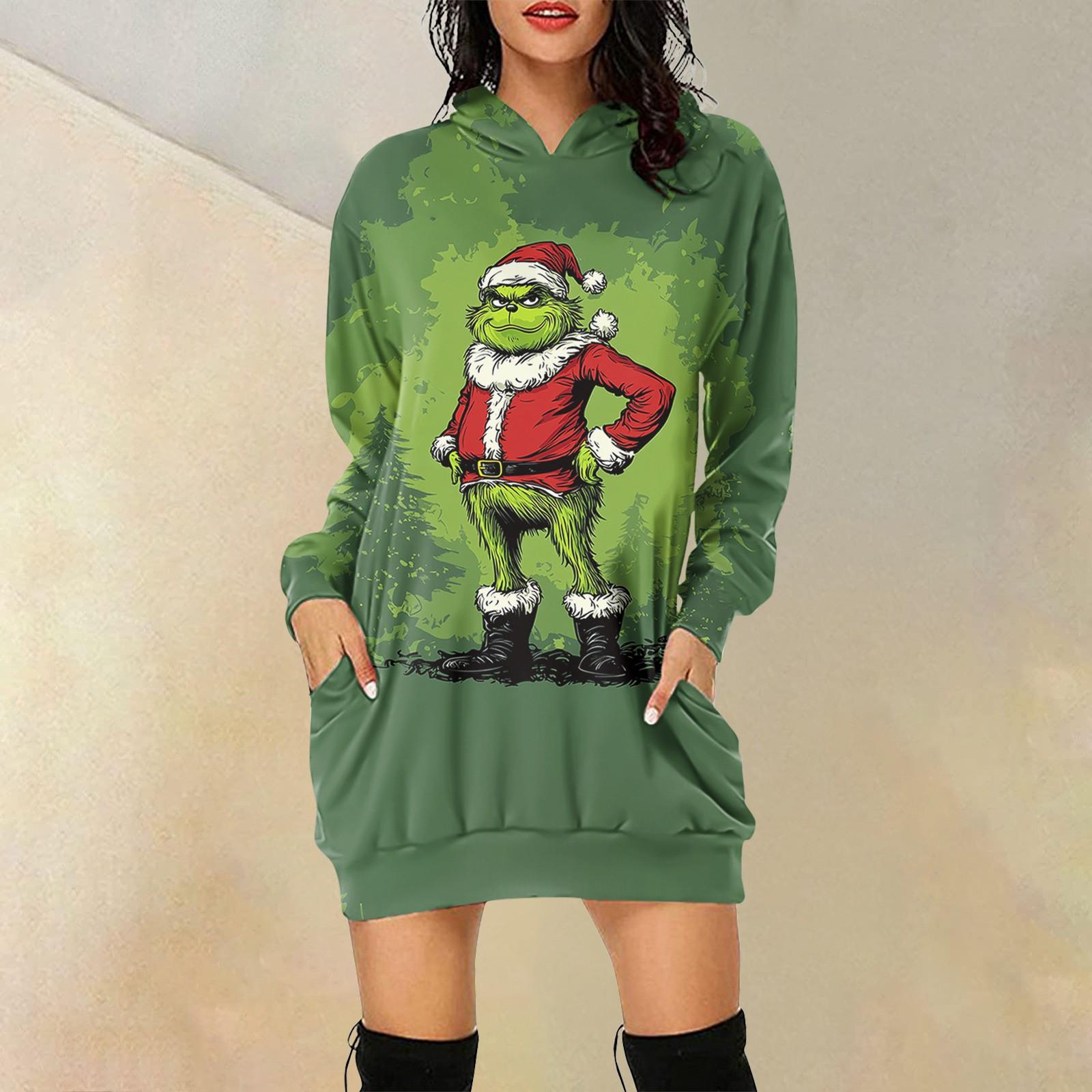 Женская повседневная модная толстовка с капюшоном и длинным рукавом с принтом L армия зеленый