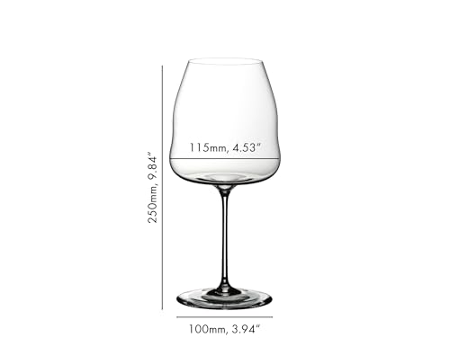 [Authentic] RIEDEL Red Wine Glass, Riedel Wine Wings, Pinot Noir/Nebbiolo, 950ml, 1234/07