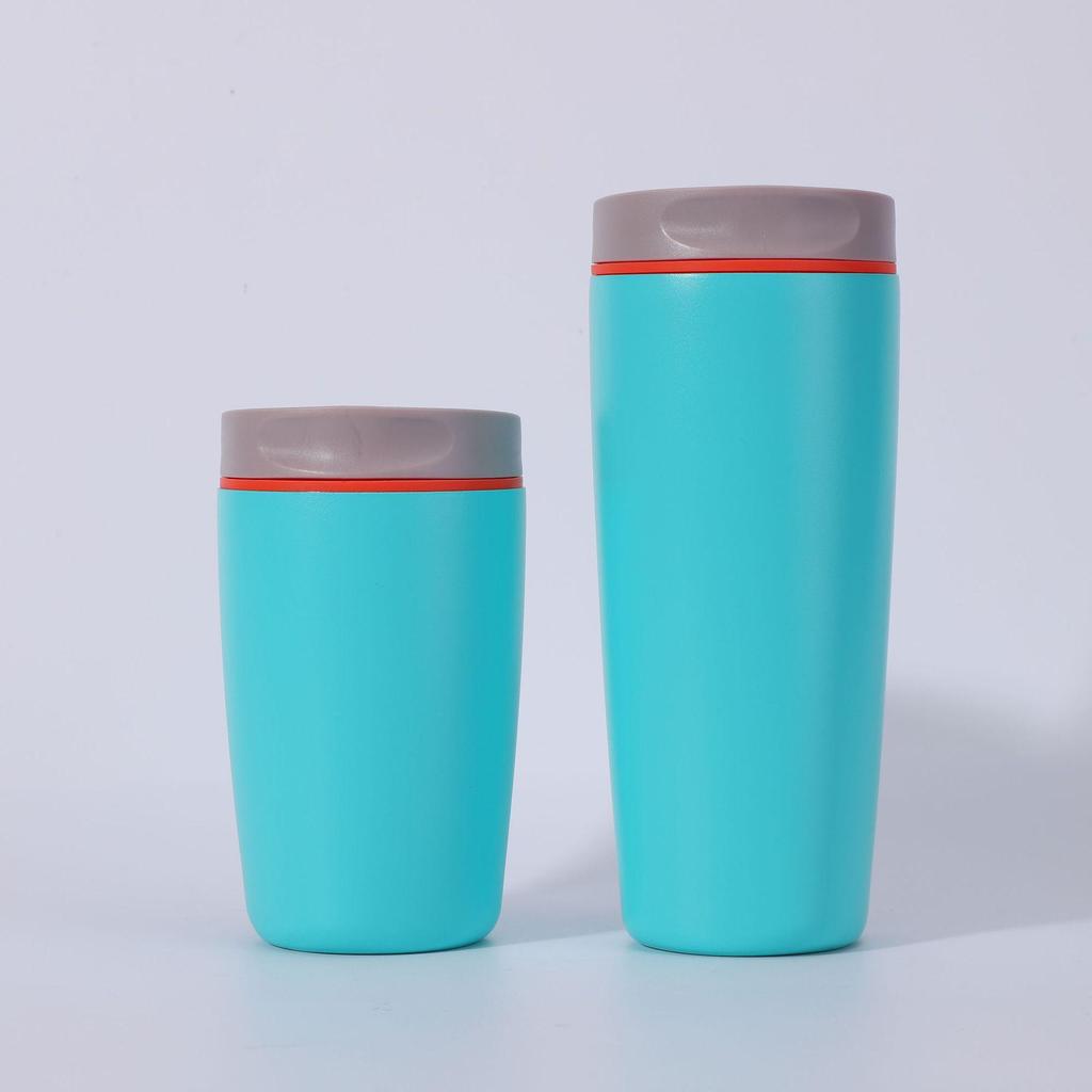 Kreativer 304 Edelstahl Isolierter Reisebecher - Tragbarer Kaffeebecher für Studenten, Büro, Outdoor- und Geschäftseinsatz.
