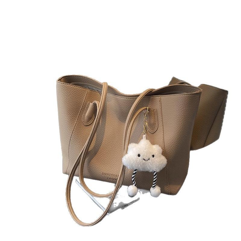 Bag Women's New Large-capacity Tote Bag Casual Fashion Portable Shoulder Oblique Span Commuter Bag