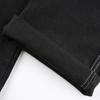 Pantaloni Cargo Streetwear Urbani, Pantaloni a Gamba Dritta Larghi a Vita Alta con Tasche Multiple, Jeans Neri Casual da Donna