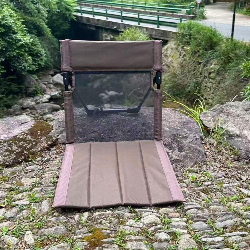 Oddychające Składane Krzesło Kempingowe Siatkowe Pojedyncze Krzesło Relaksacyjne Wygodne Krzesła Plażowe Outdoor Wędkarstwo