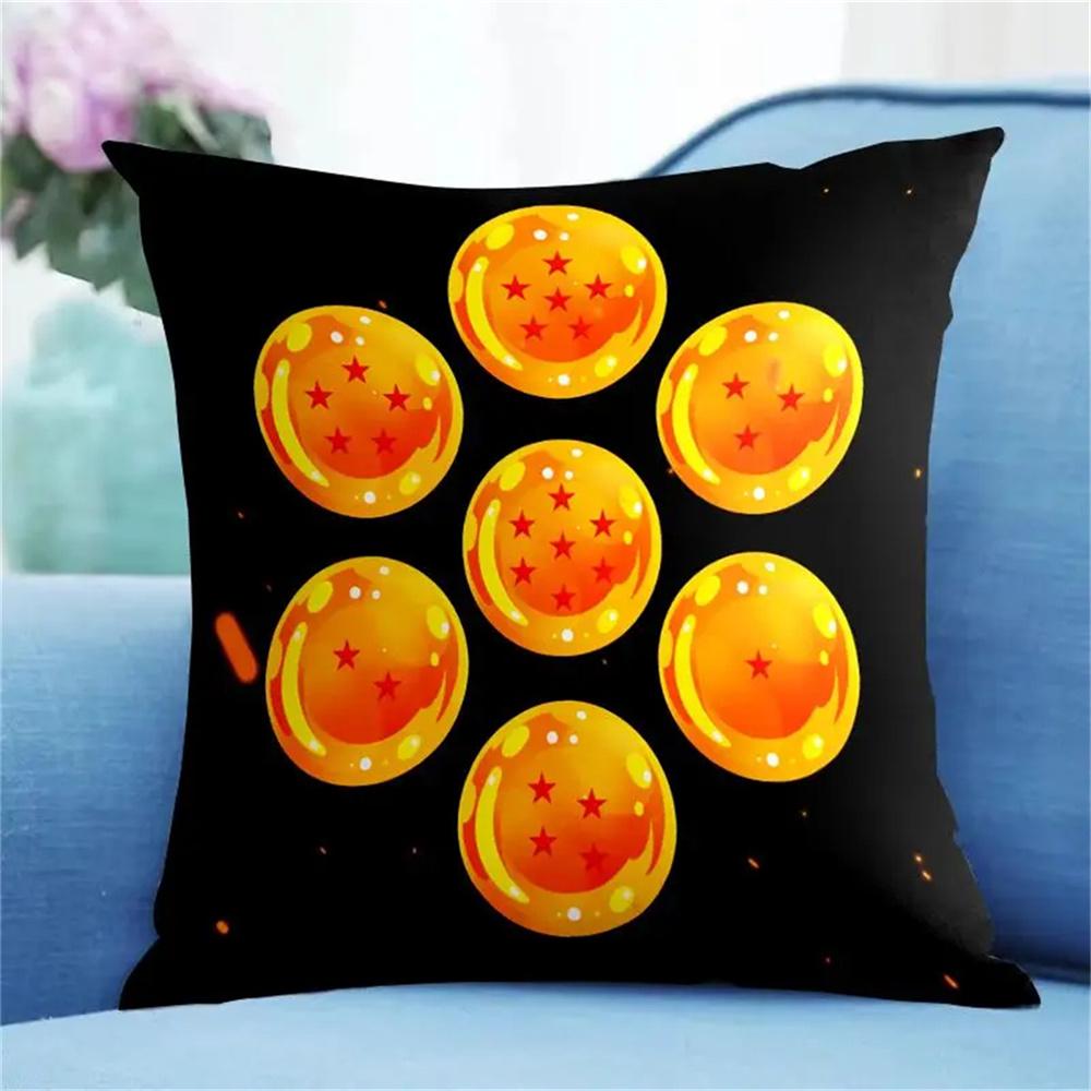 

Dragon Ball Super Saiyan Goku Pillow Cover Anime Fan Favorite Throw Pillow Case for Bedroom Living Room Decor 45x45cm