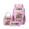Rhythm Box Backpack Student School Bag Middle College Student Simple Outdoor Travel Backpack D