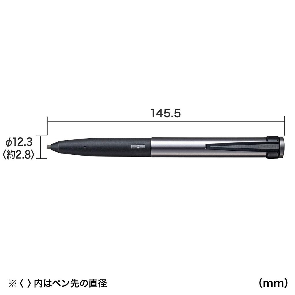 SANWA SUPPLY Battery-Powered Stylus Pen (Black) PDA-PEN48BK