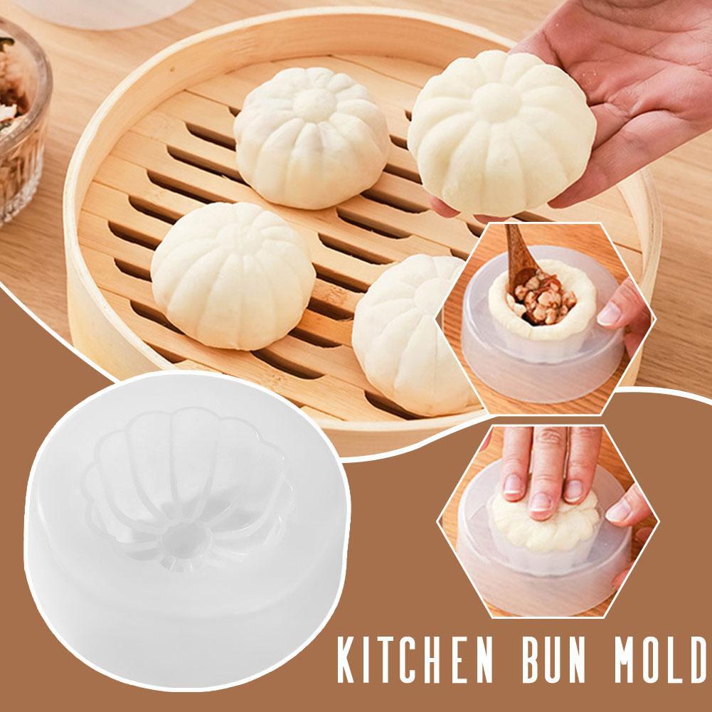 Chinese Baozi Mold DIY Pastry Pie Dumpling Maker Steamed Makers Stuffed Gadgets Bun Pastry Kitchen Bun Making Tool Baking M G5E1