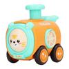 Press Pull Back Car Cartoon Pull Back Vehicle Train Toy with Whistle for Children Boys Toddlers