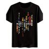 Radiohead A British Rock Band Known for Their Rock Music Summer Vibes Print T-Shirts Crew Neck Short Sleeve Graphic Tee Cotton Oversized Streetwear