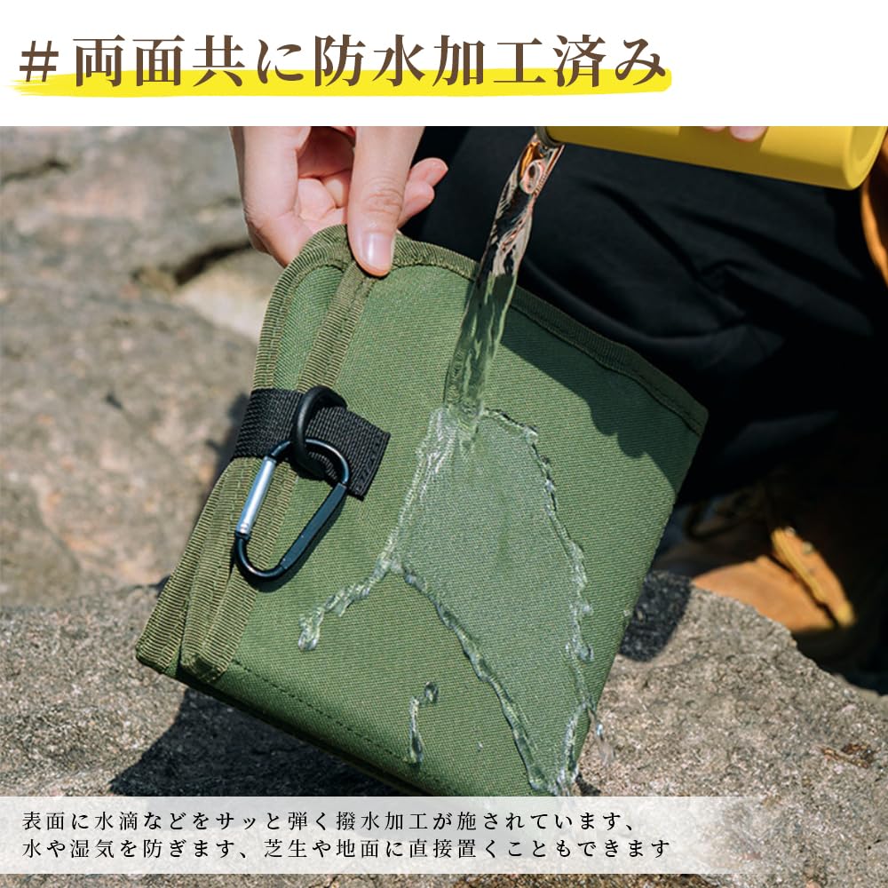 AYO Folding Cushion, Outdoor Seat Cushion, Carabiner Included, Buttocks, Lightweight,
