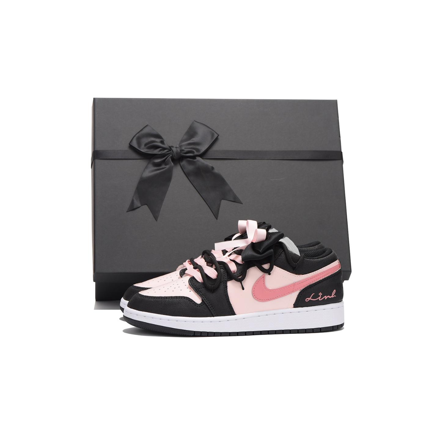 

Jordan Air Jordan 1 Coverage Низькі Вінтажні Баскетбольні Кросівки GS Чорно-Рожеві DX4374-008(Команда-SBOX) 38.5