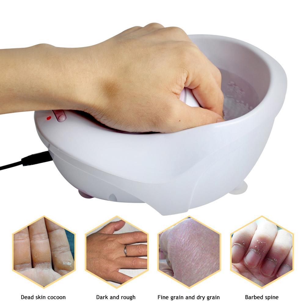 Electric Massage Nail Soaking Bowl Manicure Hand Bowl Vibration Spa Massage Relaxing Manicure Machine