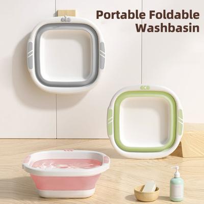 Large Capacity Foot Basin Foldable Design Portable Foot Bath Tub Basin Expandable Easy Storage Foot Soak Basin