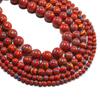 Runde Abstandshalter Lose Perlen Indien Perle Mehrfarbig 1 Strang/Los 4 6 8 10 12 mm Malachit Perle Schmuckzubehör DIY Halskette Armband