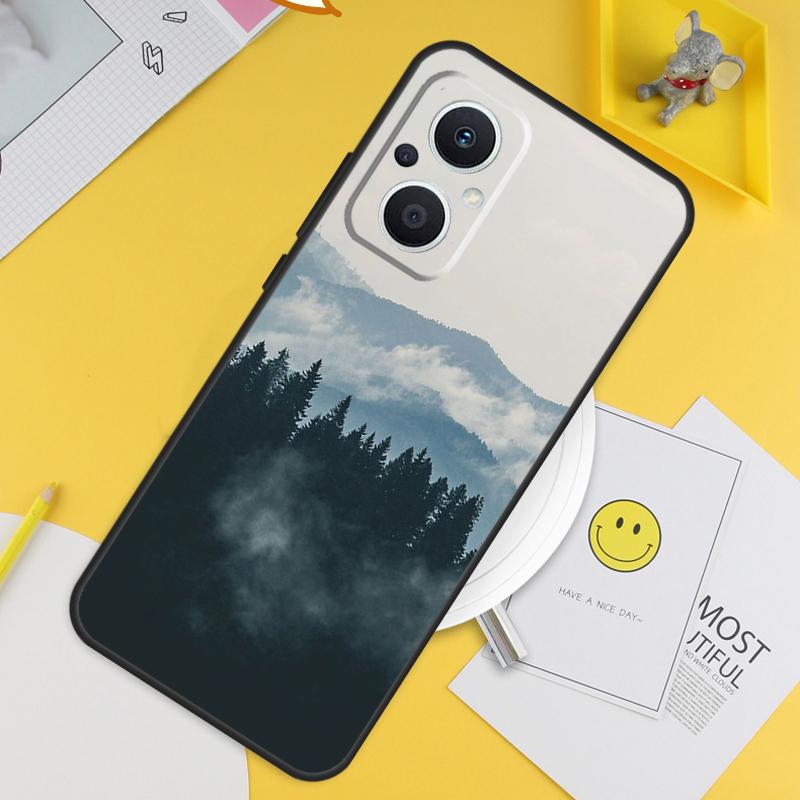 Mountain Forest For OPPO Reno 12F 14F 13F 11F 10 11 12 13 14 Pro 7 8 Lite 8T OPPO Find X6 X5 X8 X9 Pro Case