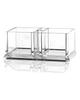 Acrylic Sugar Packet Holder Bag Storage Container Dish Display Sachets Tissue Tea Bowl