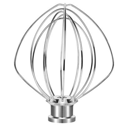 Wire Whip Stainless Steel for 4.5QT Bowl-Lift Stand Mixer K45WW 6-Wire Whisk Attachment Balloon Whisk for Eggs