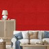 Glitter Red Wallpaper, Red Center for Living Room and Bedroom 50x1000
