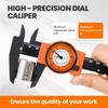 A25F-Dial Caliper Dual Reading-Precision Caliper High-Precision Dial Indicator 0-150MM