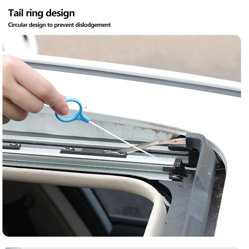 230cm Car Drain Dredge Cleaning Scrub Brush Auto Sunroof Long Hoses Detailing Cleaning Tool Spiral Cleaning Brush Drain Cleaner