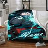 Custom Name My Hero Academia Theme Printed Blanket - Perfect for Couch, Bed, Travel & Outdoor Use | Machine Washable, Cozy & Durable.