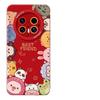 Cartoon avatar for Huawei mate80 New Year 70pura60 cute 50 lanyard 40 silicone phone case