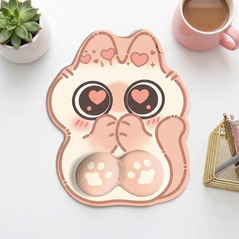 Cartoon Black Cat Mouse Pads Wrist Pad Kawaii Cat Mouse Pad Cat Large Mouse Mat Home Decor