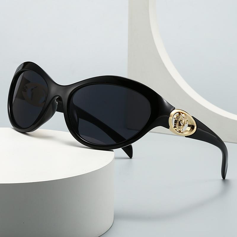 Foreign Trade Cross-Border Modern Sunglasses European and American Street Photography Ins Popular Model Cat-Eye Sunglasses for Women Lh272