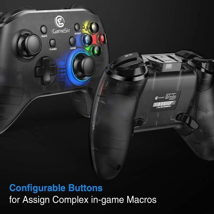Game Controller - Gamesir - T4 - 2.4g Wireless - Windows Compatible - Translucent Design