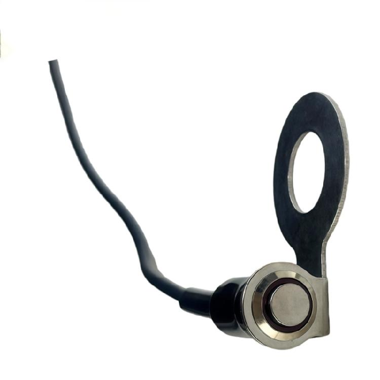 Motorcycle Auxiliary Light Push Button 12V 24V 10A Metal Power Button with Stainless Steel Bracket for Wiring Tasks