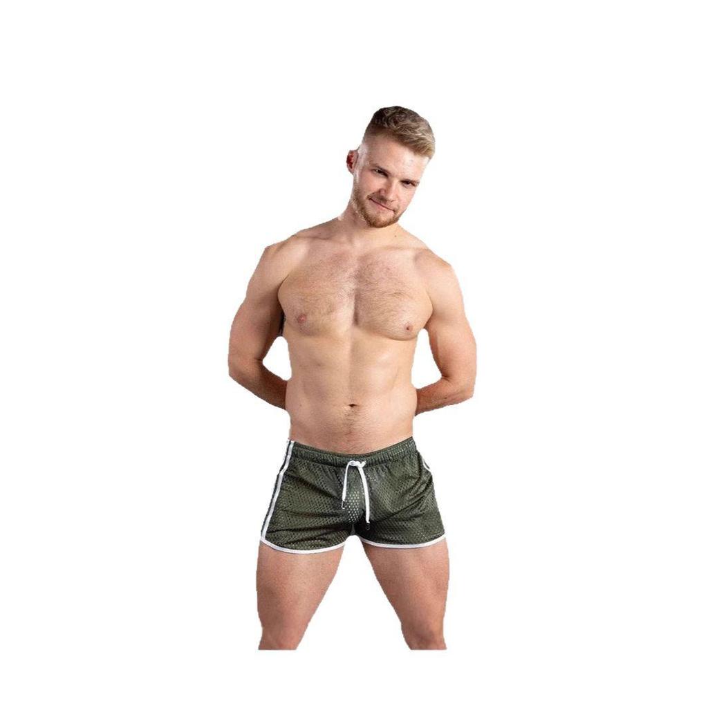 Pánské rychleschnoucí prodyšné sportovní kraťasy - tříčtvrteční délka na pláž, fitness a outdoorové aktivity