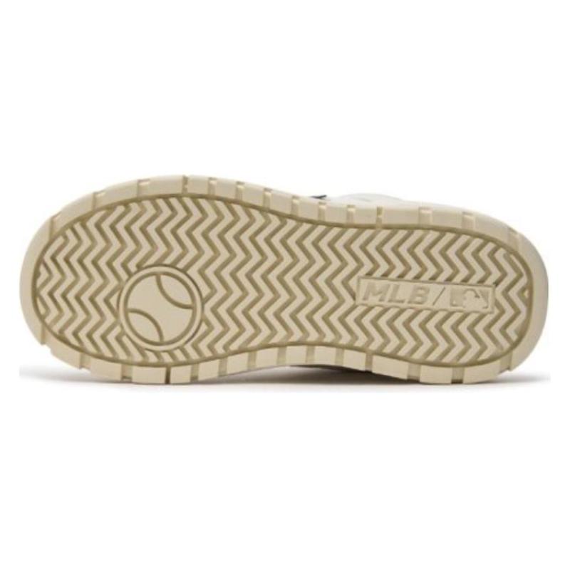 MLB Chunky Liner Slip Resistant Abrasion Resistant Low top Casual Shoes Unisex White Beige Sneakers 3ASXCLW4N-50CRS