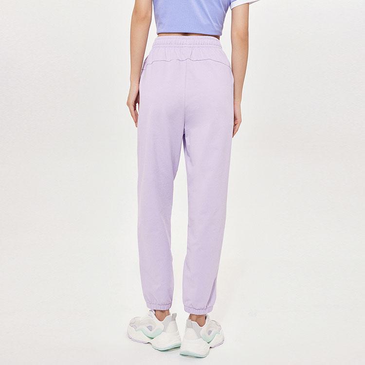 Anta Loose Cuffed Sports Pants Women bottoms Purple 962228715-3
