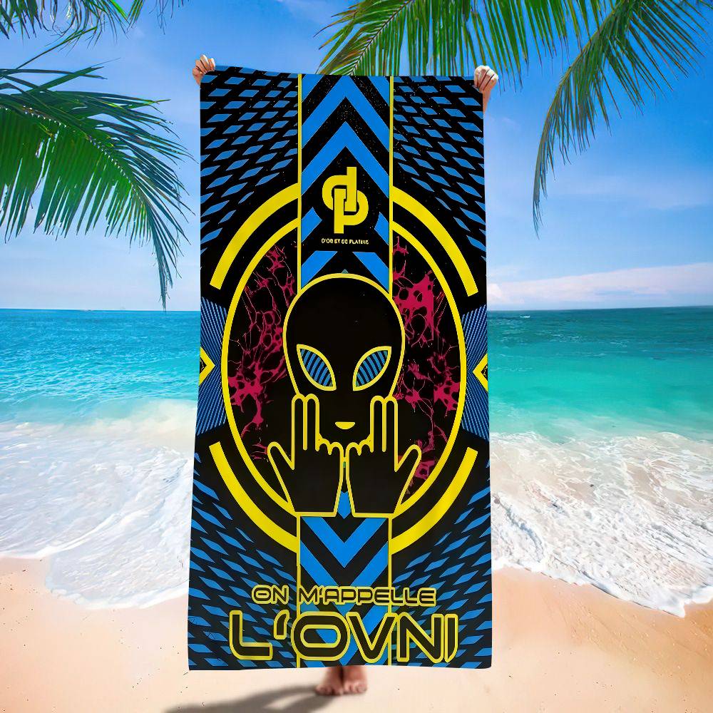 Rapper JuL Music Album Microfiber Beach Towel Absorbent Quick Dry Soft Yoga Swimming Resort Mountain Climbing Towel