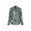 SS23 Floral Print Button-Down Long Sleeve Shirt Men Shirts Green 3RZC17-ZNRNZ-8804