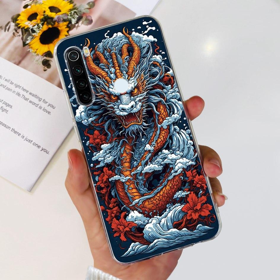 For Xiaomi Redmi Note 8 Case Cute Cartoon Soft Silicone Phone Cases For Xiaomi Redmi Note 8T 8 t Cover On Redmi Note8 Back Coque
