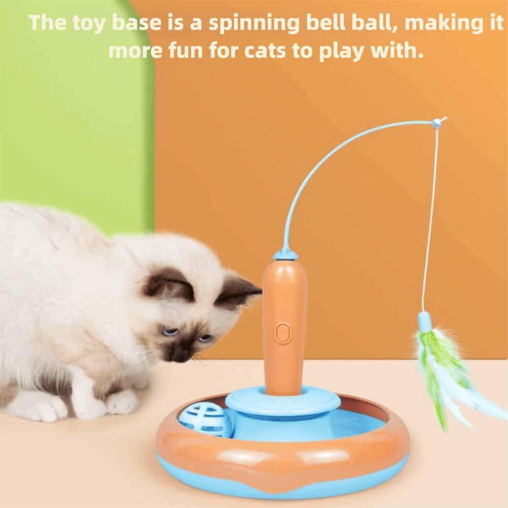 Interactive Pet Electric Cat Toy 360° Rotating Cat Specific Toy  Pet Exercise
