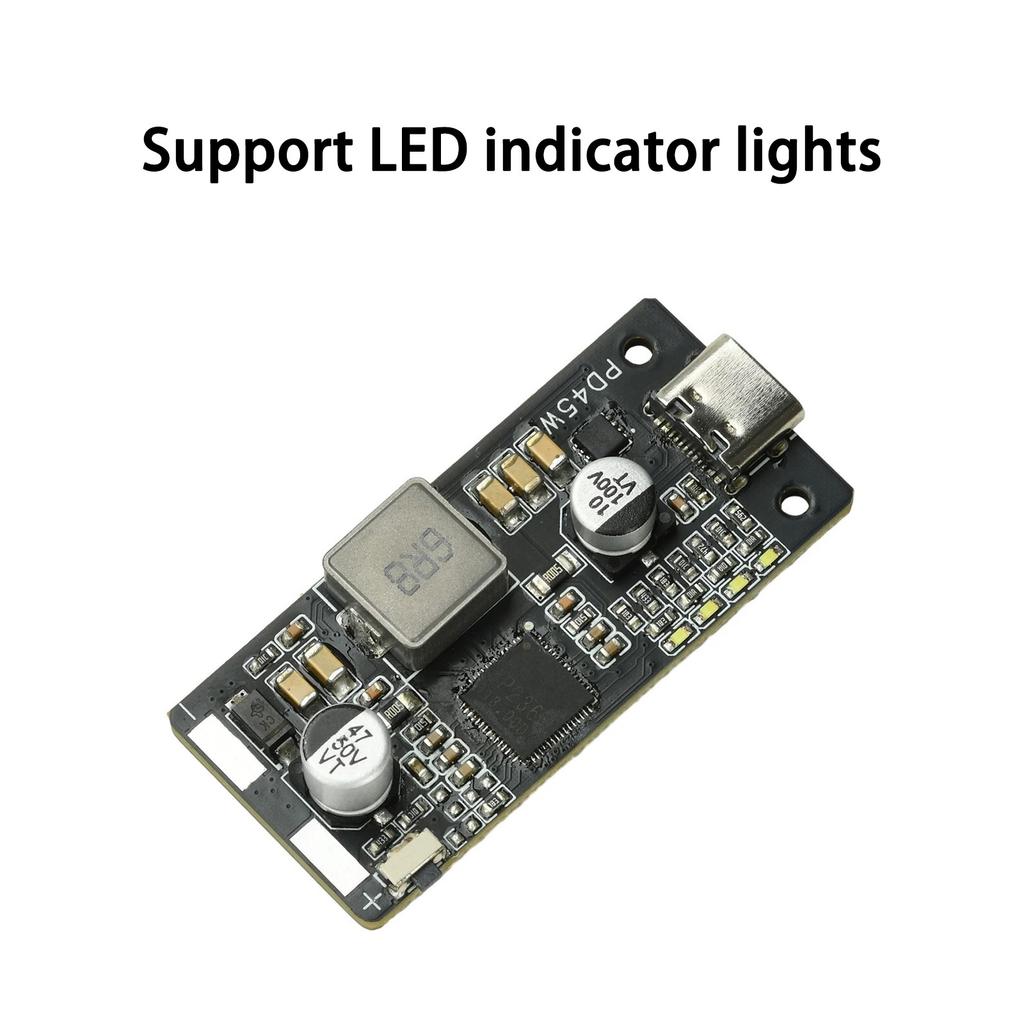 Intelligent Battery Management Module 2-6S PD45W 2S-6S Battery Charging Discharging Module Fast Charging Board