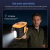 Portable Waist-Hanging USB Fan with Large Battery and Semiconductor Cooling - Ideal for Outdoor and Construction Use