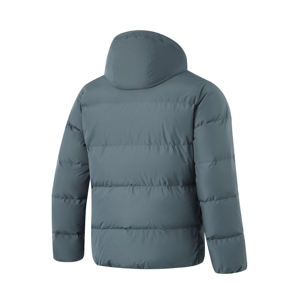 Li-Ning Water-Resistant Hooded Logo Down Jacket Men Outerwear AYMV767-2