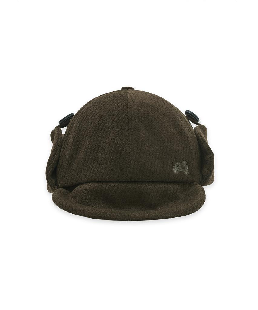 HUG YOUR SKIN Trooper Flap Button Cap (Brown)